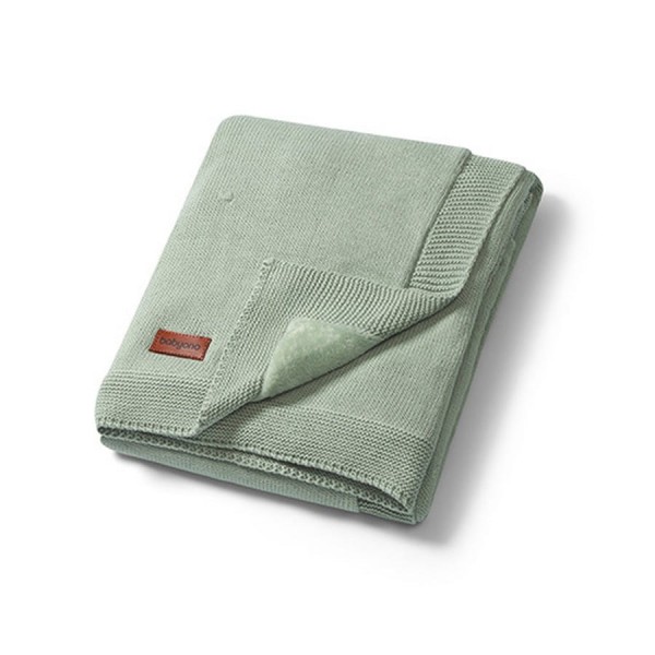 Bavlněná deka s flanelovou podšívkou 75x100 cm Šalvějová | Babyono