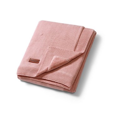 Bavlněná deka s flanelovou podšívkou 75x100 cm Růžová | Babyono