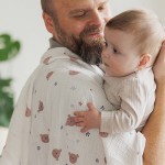 Sada plenek z nařaseného mušelínu, 3 ks, 70 x 70 cm | Babyono 282/03