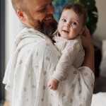 Sada plenek z řaseného mušelínu, 3 ks, 70 x 70 cm | Babyono 282/02