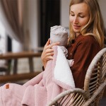 Bavlněná deka s izolací 75x100 cm Růžová | BabyOno 1659/01