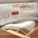 Bavlněná deka s izolací 75x100 cm Šedá | BabyOno 1658