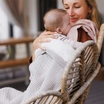 Bavlněná deka s izolací 75x100 cm Šedá | BabyOno 1658