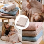 Dětská deka z bambusového vlákna 75x100 cm – světle béžová | Babyono 1673/02