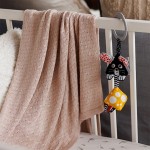 Dětská deka z bambusového vlákna 75x100 cm – světle béžová | Babyono 1673/02