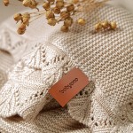 Dětská deka z bambusového vlákna 75x100 cm – světle béžová | Babyono 1674/02