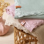 Dětská deka z bambusového vlákna 75x100 cm – šalvějová | Babyono  1674/04