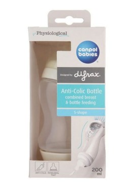 Antikolková láhev S-shape široká 200 ml Canpol Babies