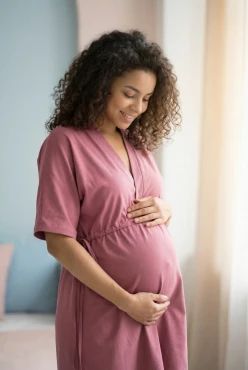 Těhotenská a kojicí noční košile s nastavitelným pasem Felicia / Malaga – Dolce Sonno