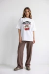 Oversize tričko I'm a Mommy Cherry White – Dolce Sonno