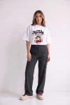 Oversize tričko I'm a Mommy Cherry White – Dolce Sonno