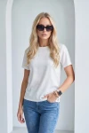 TRIČKO MAYBEL REGULAR Silk White – Wualaa Women