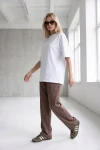 Tričko LINNET OVERSIZE Silk White – Wualaa Women