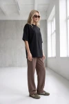 TRIČKO LINNET OVERSIZE Midnight Black – Wualaa Women