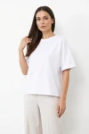 Tričko OPHELIA BOXY-FIT Silk White – Wualaa Women (2)