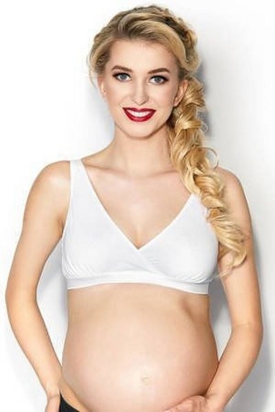Podprsenky pro těhotné a kojící Lilly/ White - Mitex