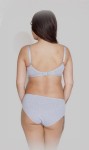 Těhotenské kalhotky Mama Panty/ Grey - Mitex