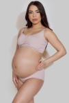 Těhotenské kalhotky Mama Panty/ Powder Pink - Mitex