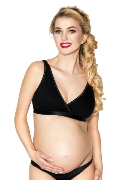 Podprsenky pro těhotné a kojící Lilly/ Black - Mitex