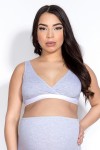 Podprsenky pro těhotné a kojící Lilly/ Grey - Mitex