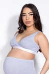 Podprsenky pro těhotné a kojící Lilly/ Grey - Mitex