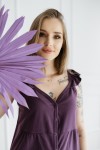 Těhotenské a kojící košile s tenkými ramínky, s volánky Irma/Violet - Dolce Sonno