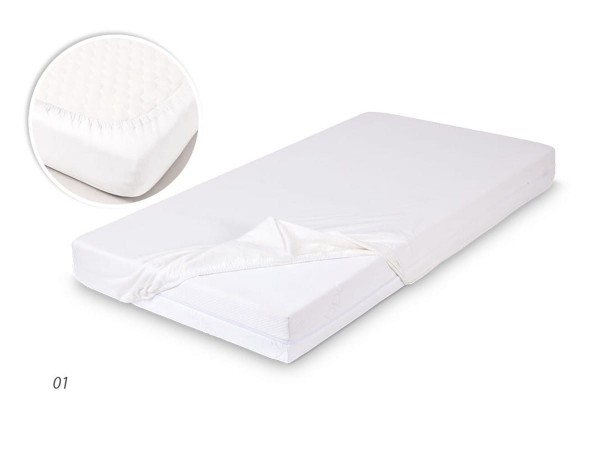 Prostěradlo BAMBOO bílé - Baby Matex