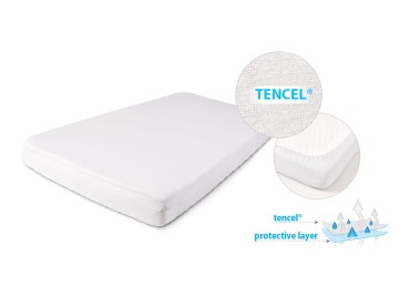 Nepromokavé prostěradlo TENCEL s gumou - Baby Matex