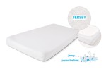 Nepromokavé prodyšné prostěradlo s gumou JERSEY růžové - Baby Matex