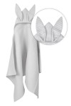 Osuška s kapucí Prestige Bunny 70 x 140 cm světle šedá - Baby Matex