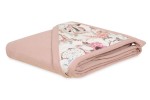 Osuška s kapucí Muslin Design 85 x 85 cm růžová - Baby Matex