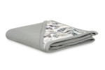 Osuška s kapucí Muslin Design 85 x 85 cm šedá - Baby Matex
