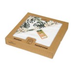 Osuška s kapucí Bamboo Design 100x100 bílá - Baby Matex