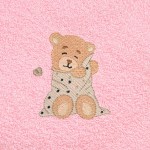 Osuška s kapucí Maxi 100x100 frotte růžová - Baby Matex