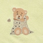 Osuška s kapucí Maxi 100x100 frotte zelená - Baby Matex