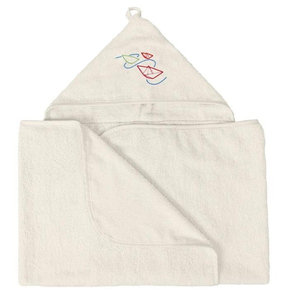 Dětský ručník s kapucí MAXI JUNIOR 140 x 70 ecru - Baby Matex