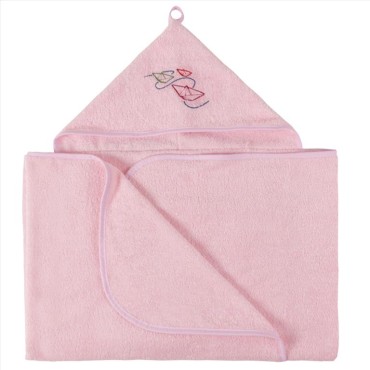 Dětský ručník s kapucí MAXI JUNIOR 140 x 70 růžový - Baby Matex