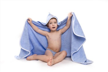 Dětský ručník s kapucí MAXI JUNIOR 140 x 70 modrý - Baby Matex