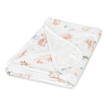 Dětská deka Bamboo 75 x 100 cm Jednorožec   - Baby Matex