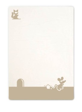 Bavlněná deka 75 x 100 cm Miky béžová - Baby Matex