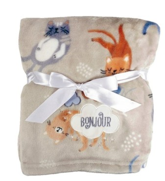 Dětská deka 75 x 100 cm Ricco Bonjour - Baby Matex