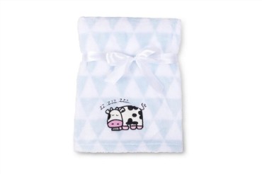 Dětská deka 75 x 100 cm Ricco kráva - Baby Matex