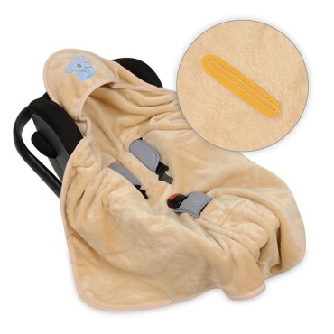 Deka do autosedačky 95x95 Koala béžová - Baby Matex