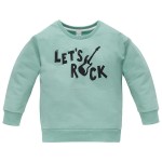 Mikina pro děti a kojence LET'S ROCK zelená - Pinokio