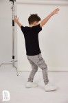 Tričko s krátkým rukávem černé s nápisy - All for Kids