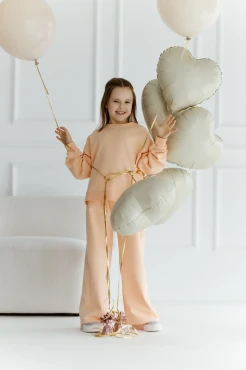 Tepláková souprava pro holčičku GRACE Orange - Wualaa by dolce sonno