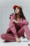 Comfort & Luxury - Dlouhá mikina na zip s kapucí Layla Malaga