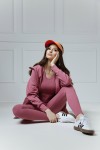 Comfort & Luxury - Dlouhá mikina na zip s kapucí Layla Malaga