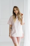 Krátké dámské žebrované legíny Blush - Dolce Sonno