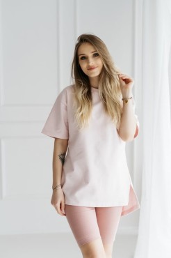 Krátké dámské žebrované legíny Blush - Dolce Sonno